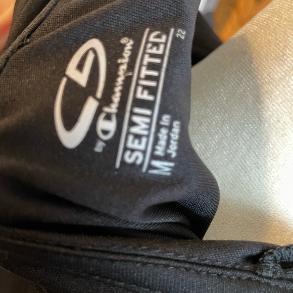 Champion Black Longsleeve 1/4 zip jacket Medium - Picture 3 of 3